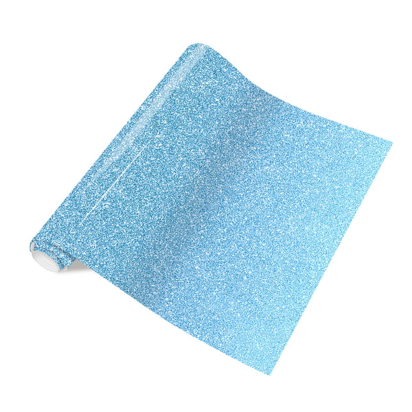 Tintnut UV Color Changing Glitter HTV Vinyl Color Changing Glitter Heat Transfer Vinyl Glitter Iron On Vinyl for T-Shirts Glitter HTV Vinyl