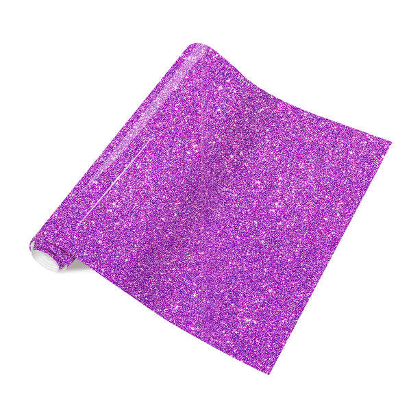 Tintnut UV Color Changing Glitter HTV Vinyl Color Changing Glitter Heat Transfer Vinyl Glitter Iron On Vinyl for T-Shirts Glitter HTV