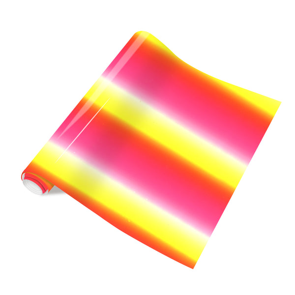 Tintnut Ombre Gradient Heat Transfer Vinyl Gradient Vinyl Heat Transfer Iron on Vinyl Sunset Dyeing Heat Transfer Vinyl for T-Shirts